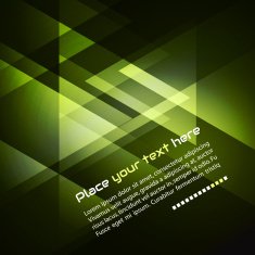 Elegant Geometric Green Background