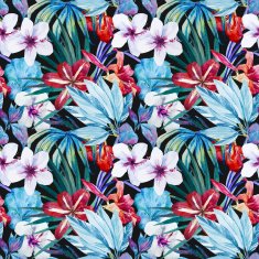Lily an hibiscus flower pattern