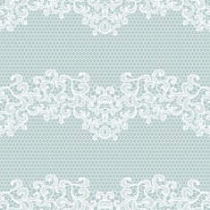 Lace seamless pattern with flowers N2