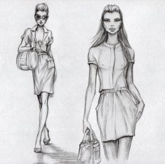 Fashion Models (black-and-white) N4