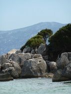 rocks in sardinia