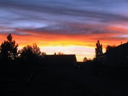 amazing sunset skies clouds