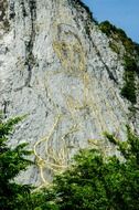 Golden Buddha on the mountain in Thailand