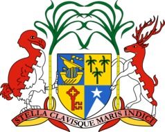 The coat of arms of Mauritius - the state symbol of Mauritius