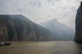 Landscape of china yangtze river