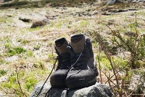 boots hiking shoes mountain