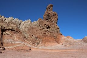 lava rock on canary islands in spain