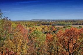 arkansas autumn forest landscape