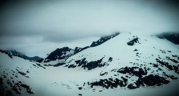 Mendenhall Glacier on the mountain