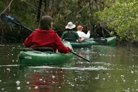 kayak boat trip