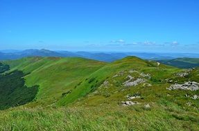 view of the mountains landscape