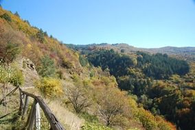 Landscape of the natural wilderness