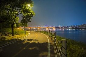bike path along the Han river