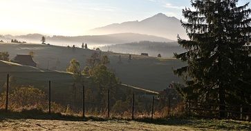 morning in the mountains