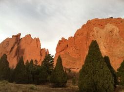 landscape of garden of the gods