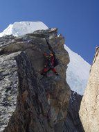 north wall piz palu morning view