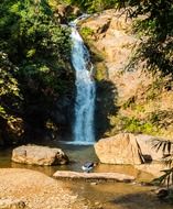waterfall in north Thailand