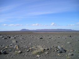 desert with rocks in iceland