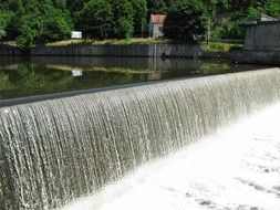 a nice waterfall cascade