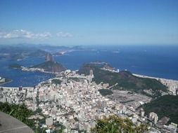 aerial view of buildings in Rio de Janeiro
