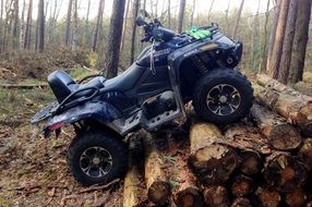 ATV in the forest