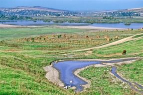 panoramic view of the picturesque landscapes of Moldova