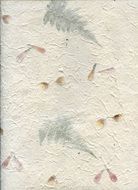 handmade paper with plantâs parts