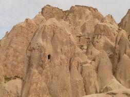 bizarre rock in Cappadocia