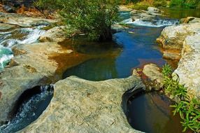river landscape in thailand