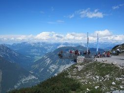 observation deck on a mountain in austria