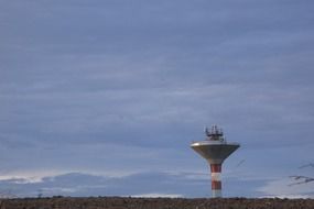 hydrometer against the sky