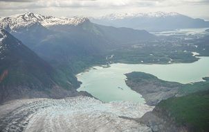 amazing Mendenhall glacier Alaska