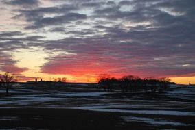 fascinating sunset