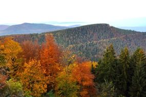 mountain landscape at fall