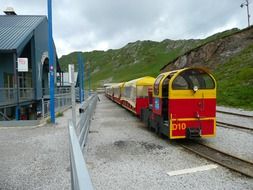 train mountain, pyrenees