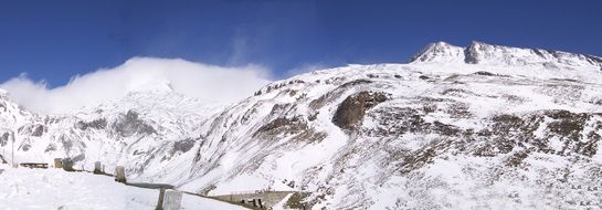 mountain Grossglockner in Austria