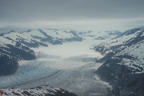 winter landscape in Alaska