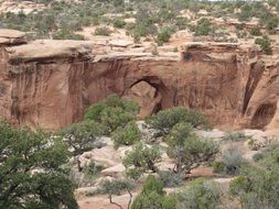 Gemini bridges in desert, usa, utah, moab