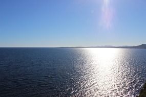 Landscape of the sea in Mallorca