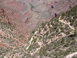 View of the Grand Canyon in Arizona