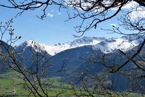 high tauern mountains in Austria