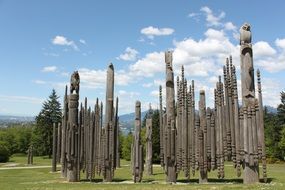 totem poles in colombia