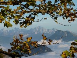 rigi mountains in switzerland