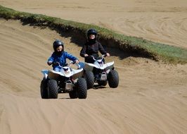 quad bike ride through the desert