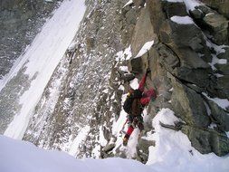mountain climbing on the Matterhorn
