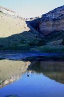natural water near the Drakensberg mountain