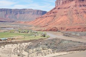 desert river in Utah, United States