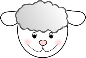 Ä°llustration of Cute sheep