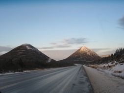 road in high mountains