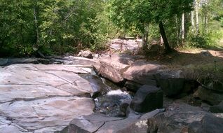 Picture of rocky water stream